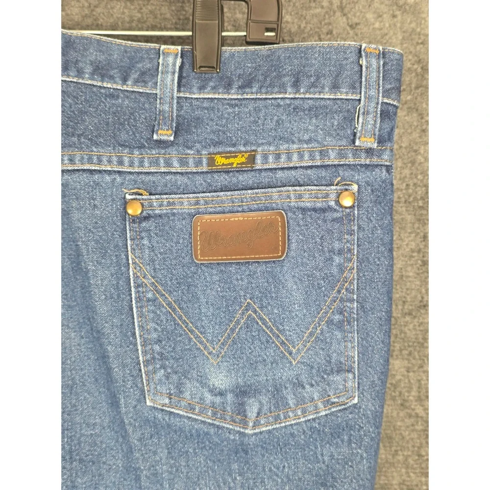 Wrangler 36MWZPD Jeans‎ 38x32 Regular Fit Blue Denim Classic Cowboy Western Work